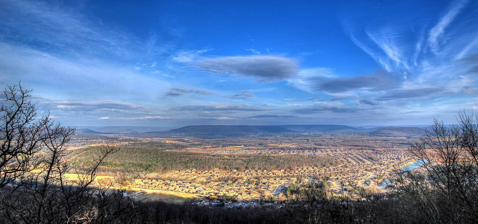 Alabama: Looking East from 'Smoke Dope Rock'