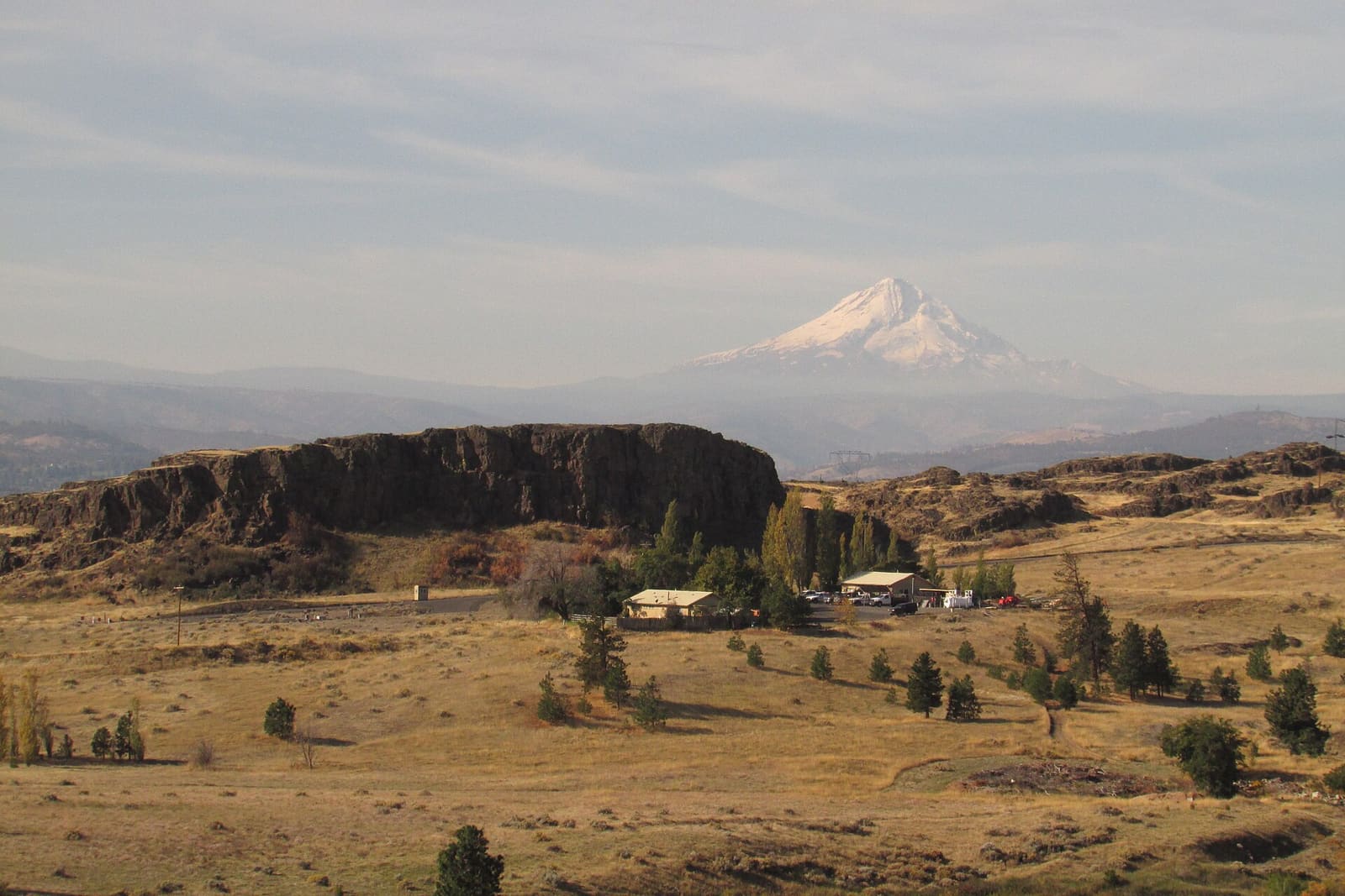 Oregon: Mt Hood from Wisram, Washington.
